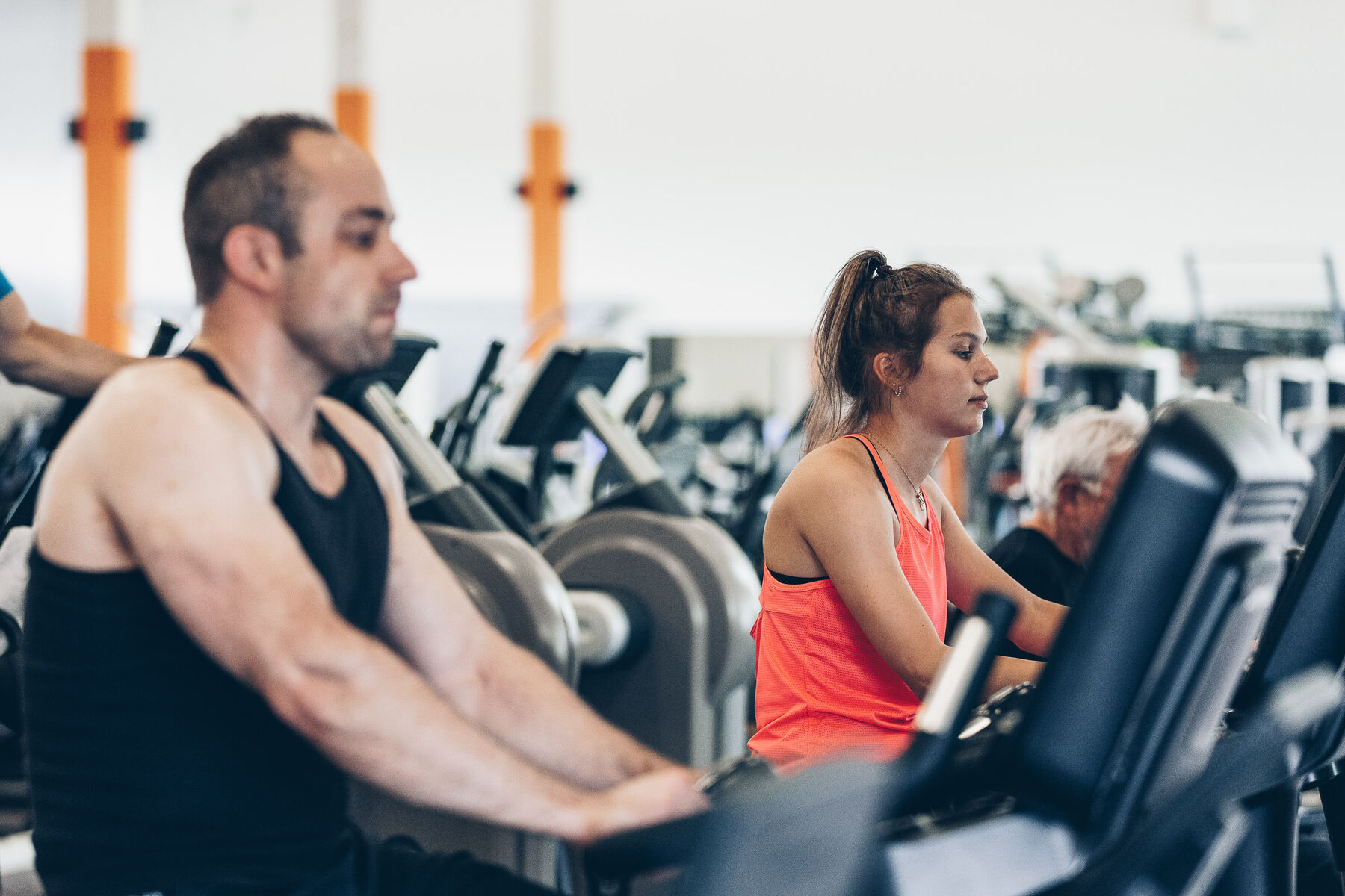 Fahrrad-/Liegefahrrad-Ergometer